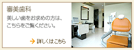 審美修復治療 美しい歯をお求めの方は、こちらをご覧ください。